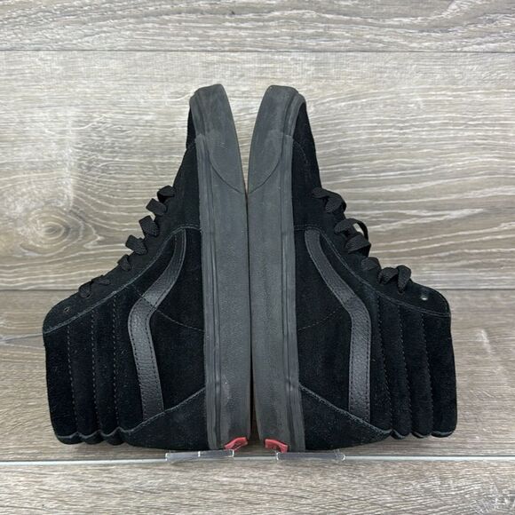 Vans Sk-8 Hi Black Suede Women’s Sz 7.5 High-Top Lace Up Skateboard Sneakers - Picture 10 of 10